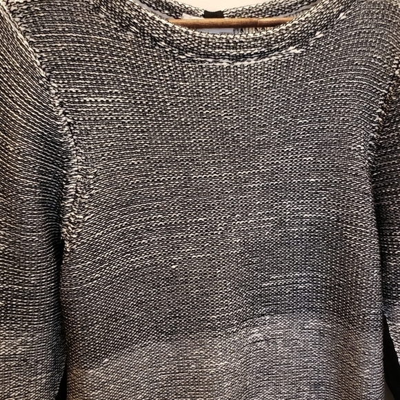 Helmut Lang Black Ombre & Sheer Crewneck Sweater L NWOT - Picture 12 of 12